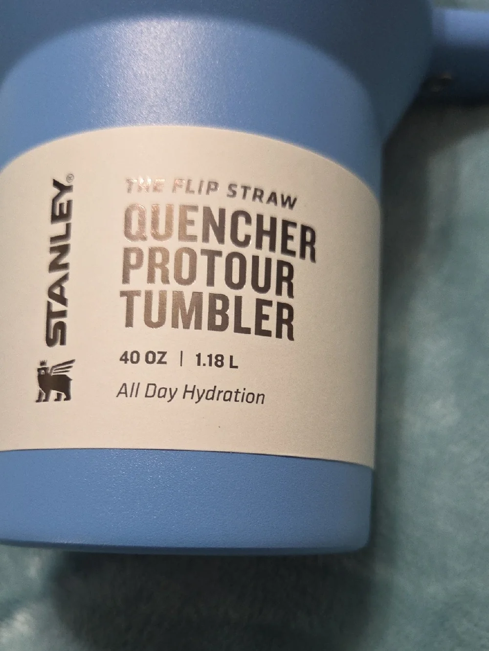 Stanley Blue Quencher Tumbler with Handle - Picture 6 of 10